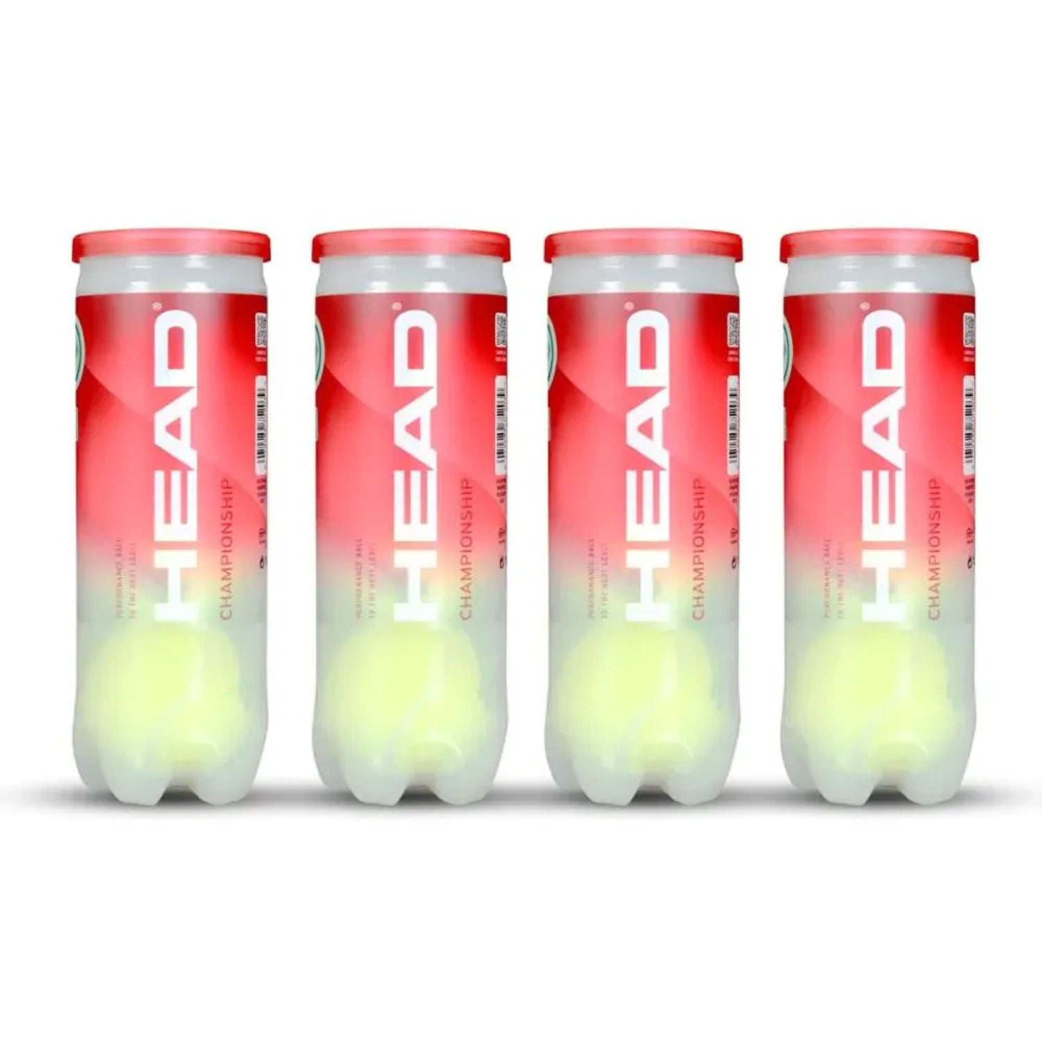 Head Championship Tennis Balls Dozen (4 Cans) - Best Price online Prokicksports.com