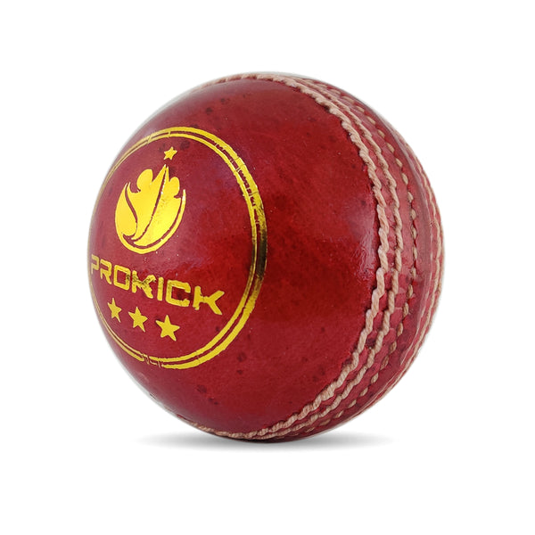 Prokick LB 102 Club Leather Cricket Ball, 1Pc (Red)