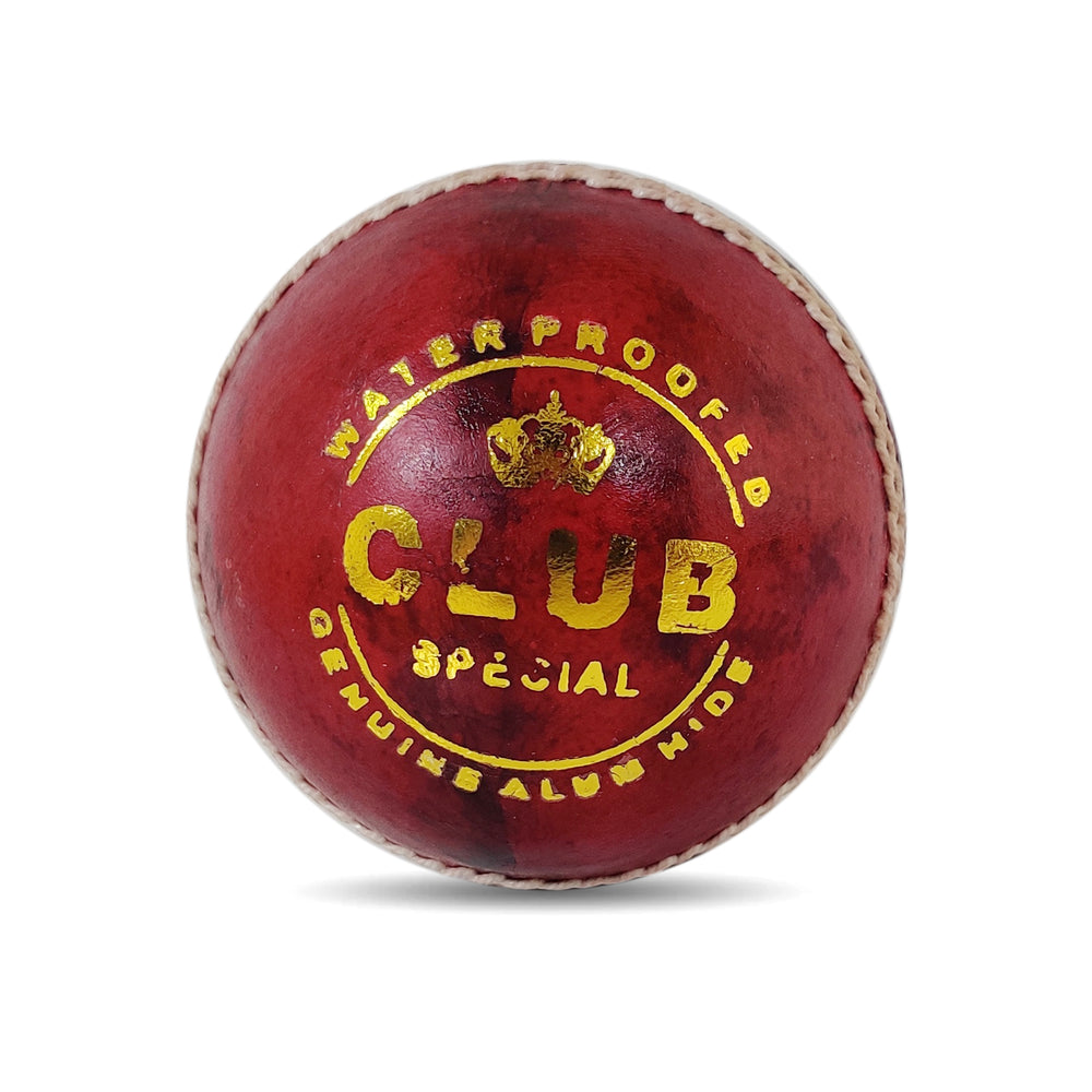 Prokick Club Four Piece Leather Cricket Ball, 12 Pc (Red) - Best Price online Prokicksports.com