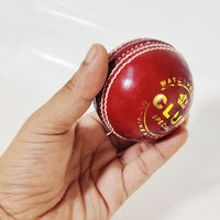 Prokick Club Four Piece Leather Cricket Ball, 12 Pc (Red) - Best Price online Prokicksports.com