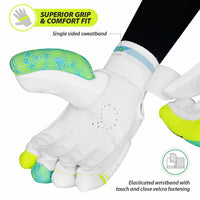 DSC Condor Atmos Left Hand Batting Gloves – Premium Leather Cricket Gloves for Comfort & Protection - Best Price online Prokicksports.com