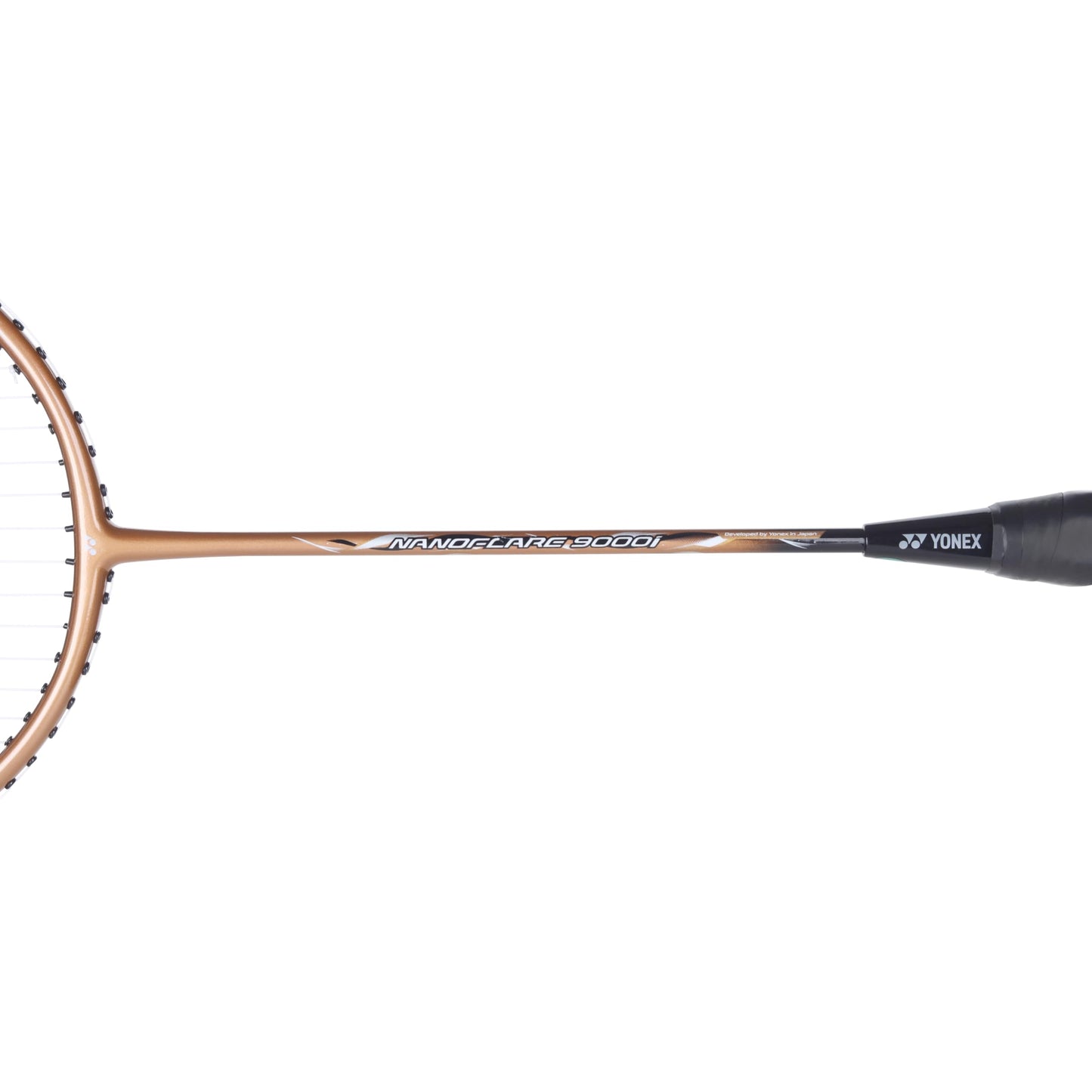 YONEX Nanoflare 9000i Badminton Racquet (Copper Metallic) Strung | Lightweight Speed Racquet with G4 Grip &amp; Full Cover