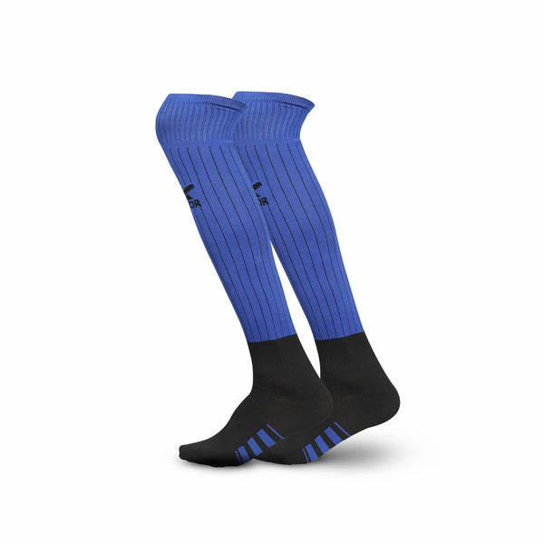 Vector X Coral Nylon Soccer Stocking Socks | Large Size | Adults with Stretchable Fit, Breathable Fabric, Ankle Grip and Moisture-Wicking Comfort