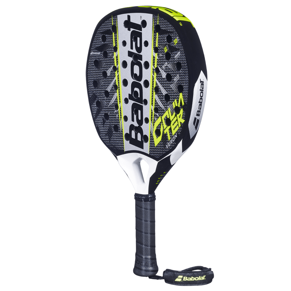 Babolat Counter Veron 2.6 Padel Racquet | CarbonFlex Round Paddle with Black EVA Core & 3D Spin