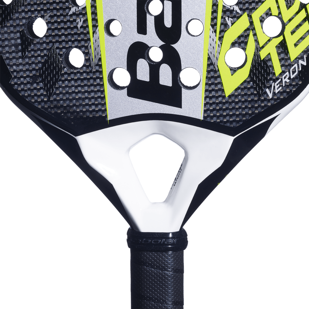 Babolat Counter Veron 2.6 Padel Racquet | CarbonFlex Round Paddle with Black EVA Core & 3D Spin