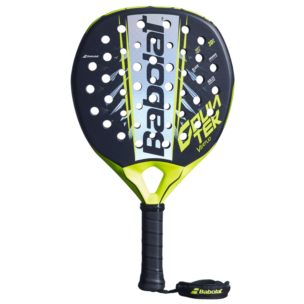 Babolat Counter Vertuo 2.6 Padel Racquet | Fiberglass Round Paddle with Black EVA Core & Vibrabsorb System
