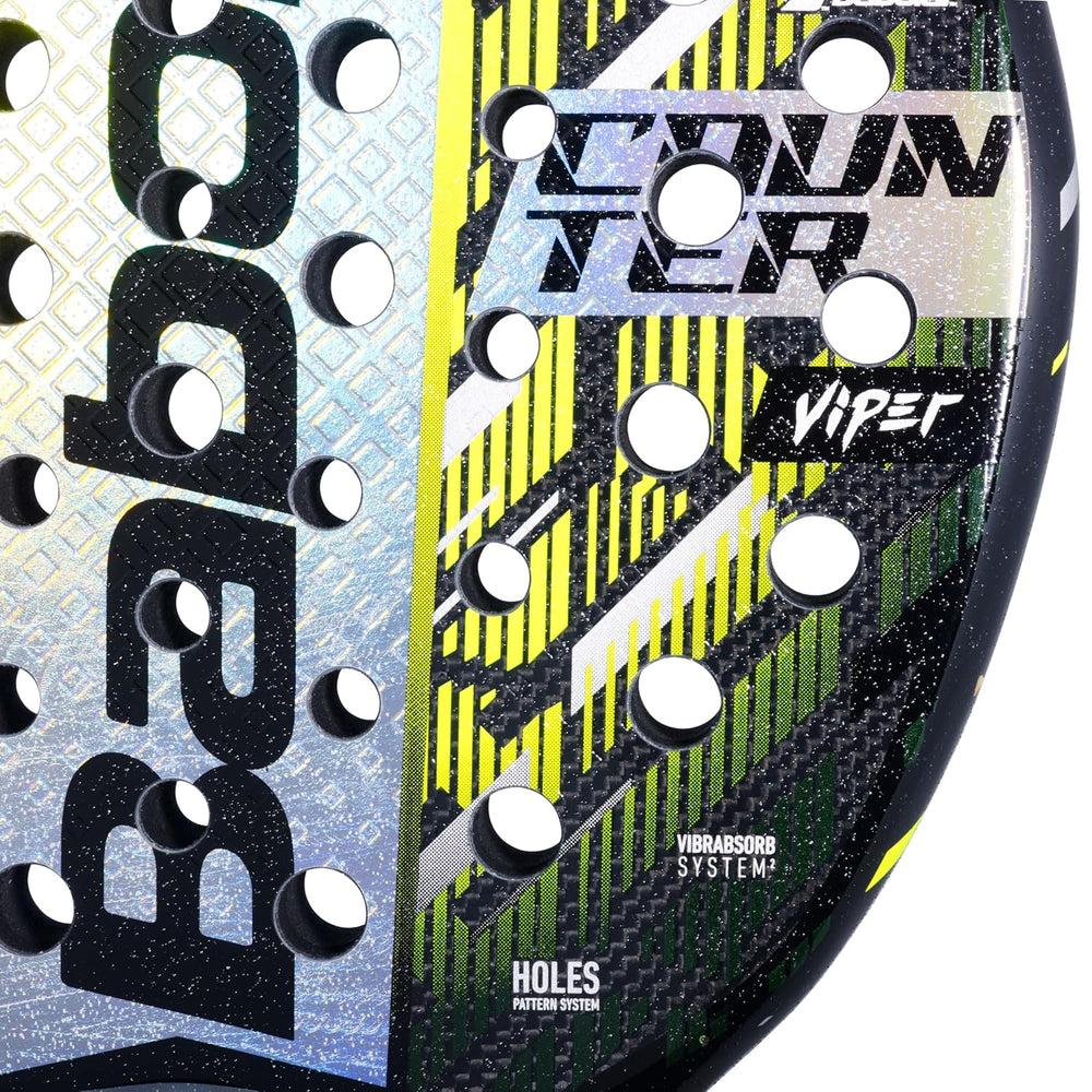 Babolat Counter Viper 2.5 Padel Racquet – 365g | High Control & Endurance | Carbon Frame with EVA Core | For Strategic, Defensive Advanced-Level Players - Best Price online Prokicksports.com