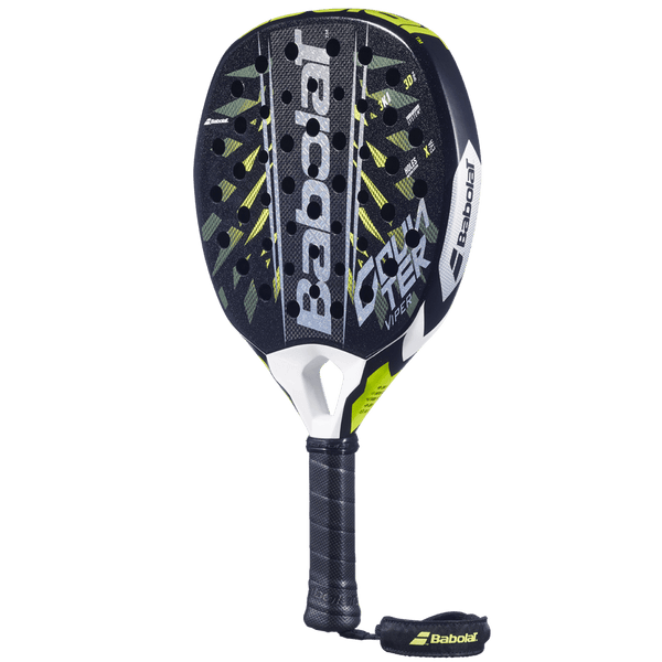 Babolat Counter Viper 2.6 Padel Racquet | 3K Carbon Round Paddle with X-EVA Core & 3D Spin+