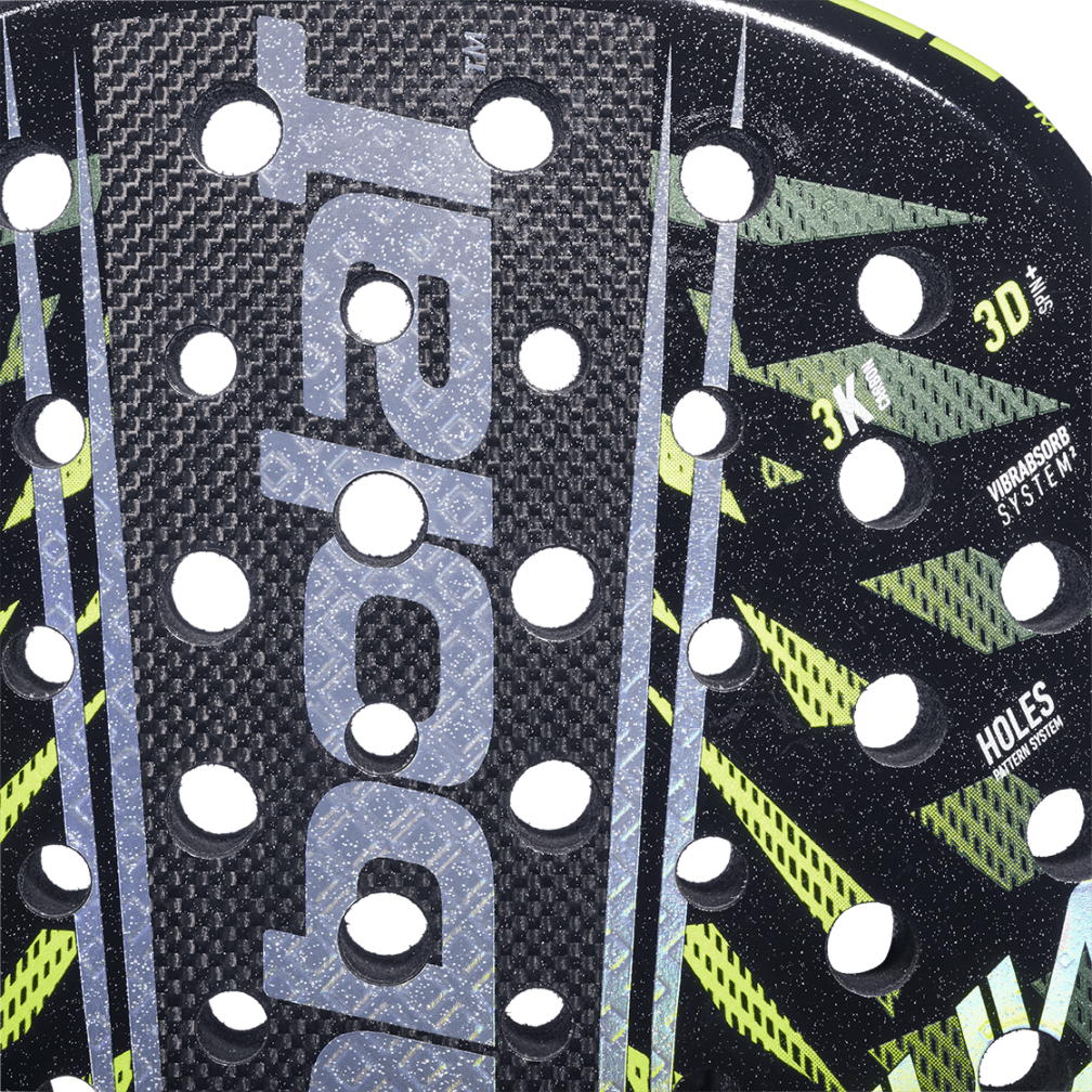 Babolat Counter Viper 2.6 Padel Racquet | 3K Carbon Round Paddle with X-EVA Core & 3D Spin+
