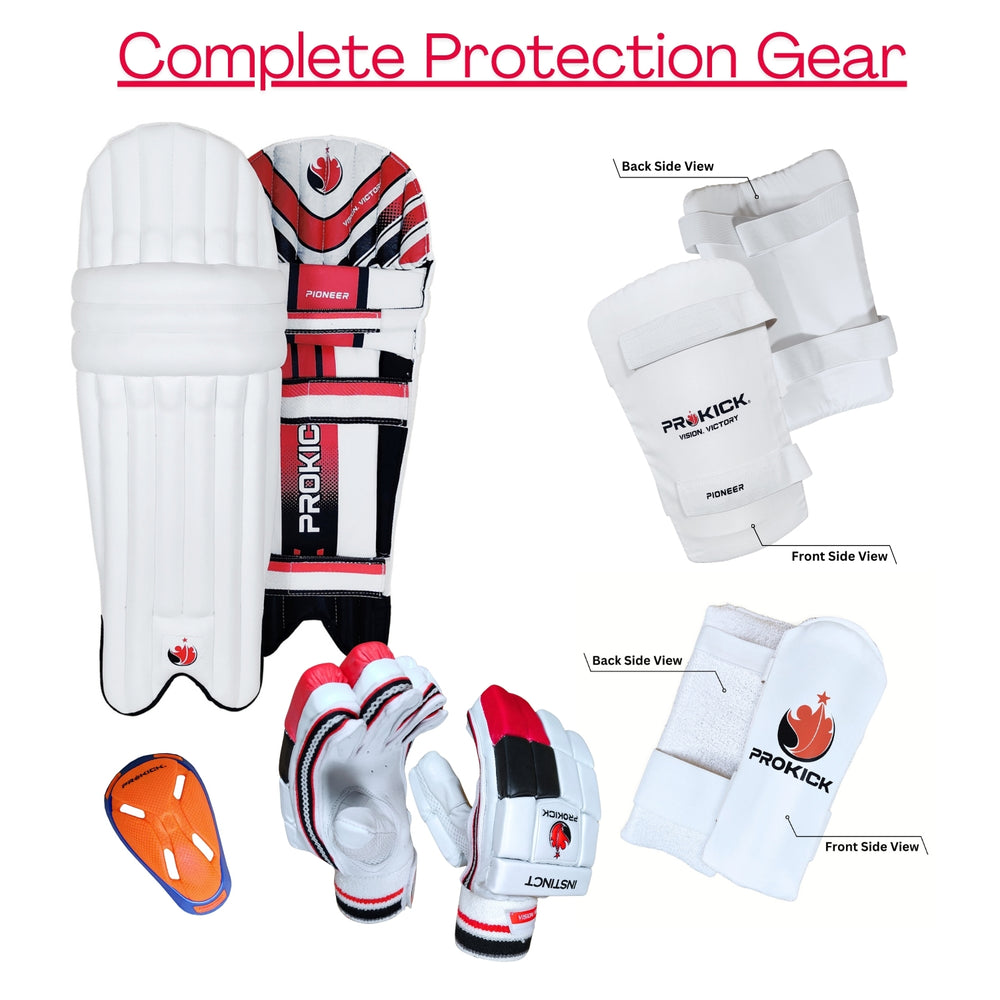 Prokick Premium Kashmir Willow Full Cricket Kit with Helmet (Right Hand) - Best Price online Prokicksports.com