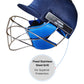 Prokick Cricshell Cricket Helmet with Fixed Stainless Steel Grill, Navy - Best Price online Prokicksports.com