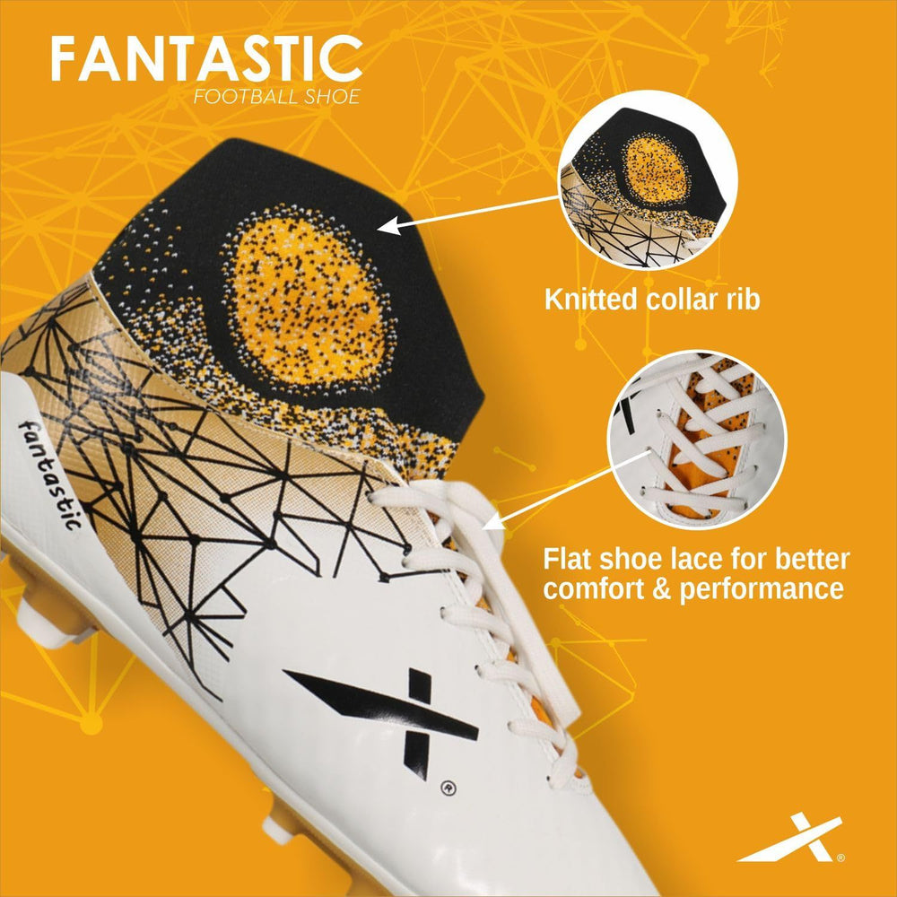 Vector X Fantastic Football Shoes | Lightweight Synthetic Upper | Firm Ground (FG) Studs | Enhanced Ball Control | Men's Training & Match Shoes - Best Price online Prokicksports.com