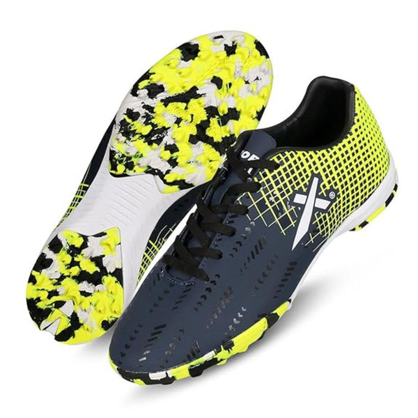 Vector X Royale+ Turf Football Shoes | Synthetic Leather Upper | Non-Marking Rubber Sole | Lightweight Cushioned Insole |