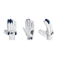New Balance DC 12i RH Batting Gloves – White/Black Cricket Gloves with Secure Grip, Lightweight Protection & Breathable Comfort - Best Price online Prokicksports.com