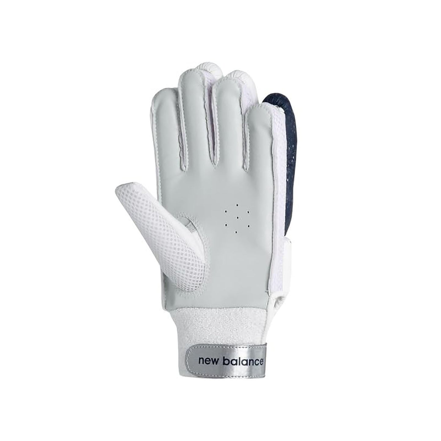 New Balance DC 3i RH Batting Gloves – White/Black Lightweight Cricket Gloves with Good Grip, Comfort & Basic Protection - Best Price online Prokicksports.com