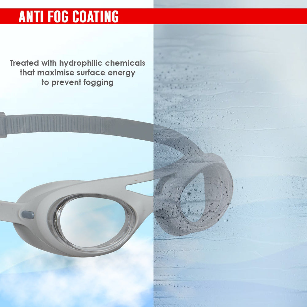 Airavat Diveon 1006 Swimming Goggles – Anti-Fog, UV Protection, Leak-Proof Swim Glasses for Men & Women - Best Price online Prokicksports.com