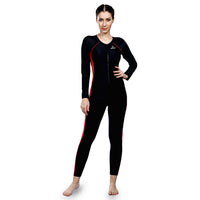 Airavat Dive 5004 Women's Full Body Swimsuit – Modest Long Sleeve Swimwear for Training, Pool, Beach, Water Aerobics & Sports Use