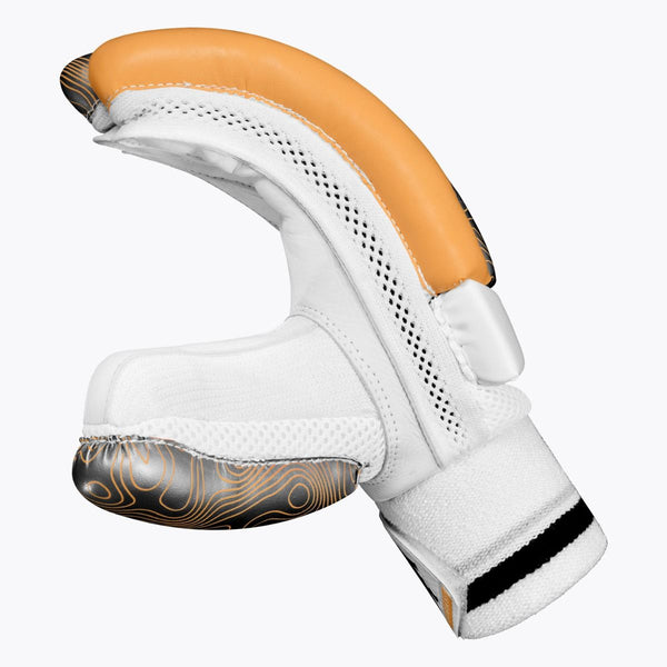 DSC Atmos RH Cricket Batting Gloves | Enhanced Grip & Comfort | Orange | Lightweight & Durable