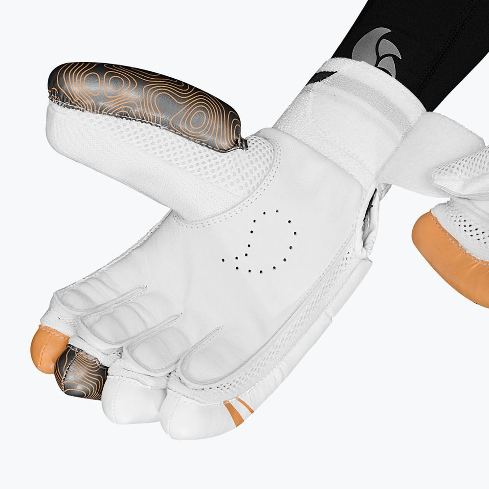DSC Atmos RH Cricket Batting Gloves | Enhanced Grip & Comfort | Orange | Lightweight & Durable - Best Price online Prokicksports.com