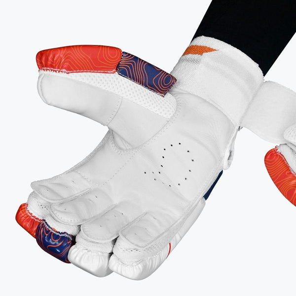 DSC Attitude Left Hand Batting Gloves for Men – Lightweight, Durable Cricket Gloves with High Protection, Grip and Breathability for Batsmen