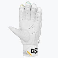 DSC Flite Right-Hand Men’s Cricket Batting Gloves – Premium Protection & Comfort(White) - Best Price online Prokicksports.com