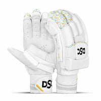 DSC Flite Right-Hand Men’s Cricket Batting Gloves – Premium Protection & Comfort(White) - Best Price online Prokicksports.com