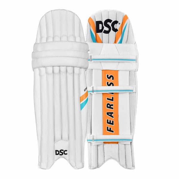 DSC Atmos Ambi Cricket Batting Legguard | Lightweight & Durable Protection | Ambidextrous Design for Young Players