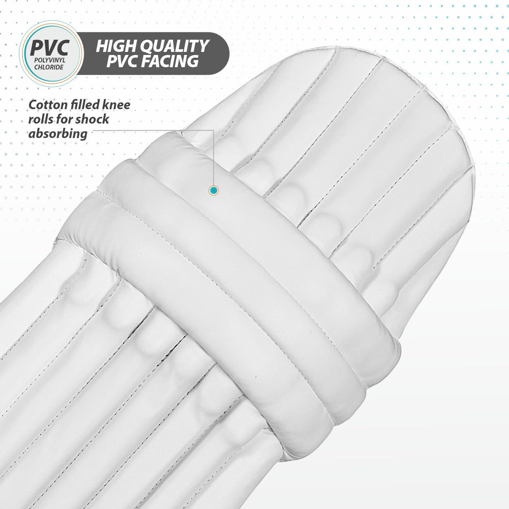 DSC Atmos Ambi Cricket Batting Legguard | Lightweight & Durable Protection | Ambidextrous Design for Young Players - Best Price online Prokicksports.com