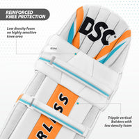 DSC Atmos Ambi Cricket Batting Legguard | Lightweight & Durable Protection | Ambidextrous Design for Young Players - Best Price online Prokicksports.com