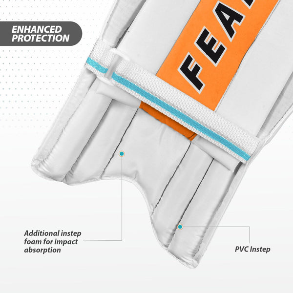 DSC Atmos Ambi Cricket Batting Legguard | Lightweight & Durable Protection | Ambidextrous Design for Young Players