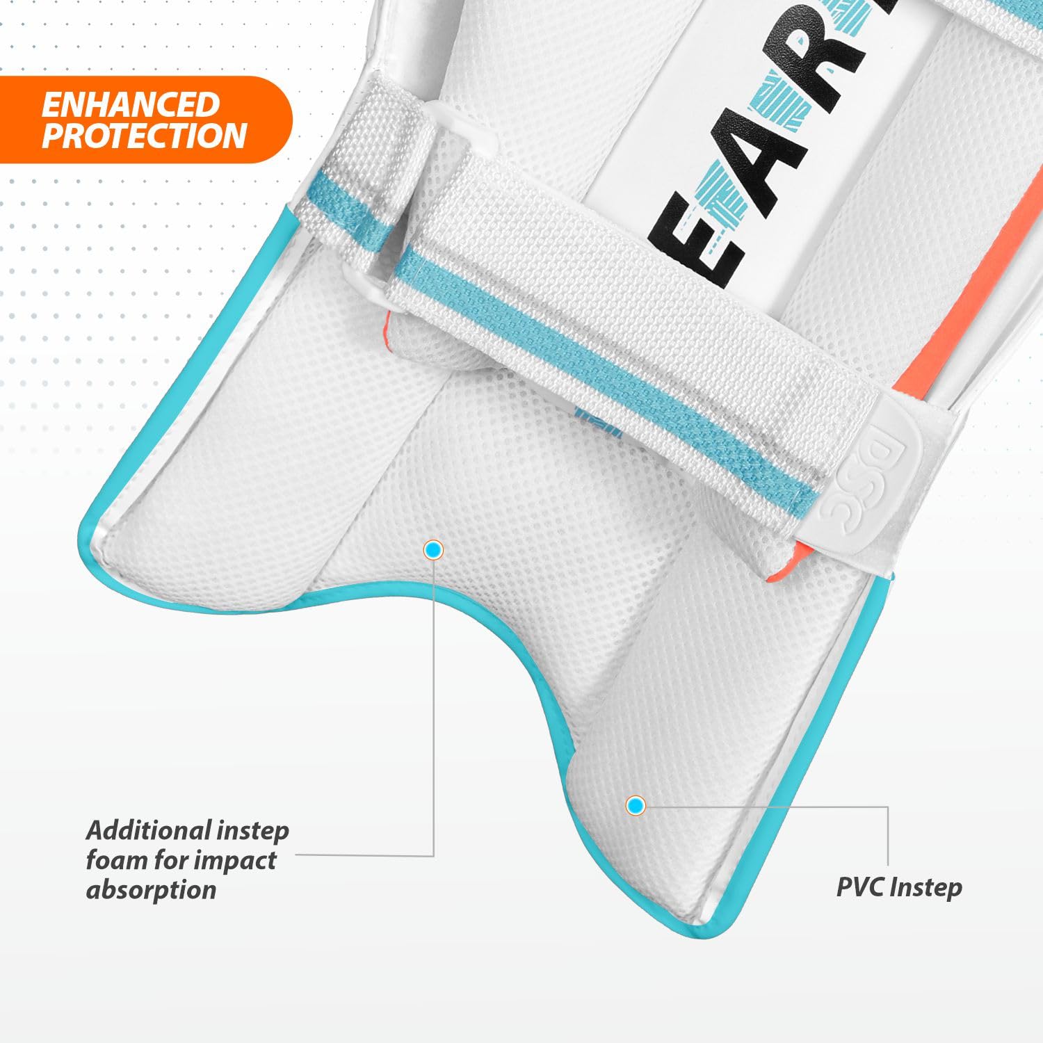 DSC Glider Cricket Batting Legguard | Men's Right-Handed | Lightweight & Durable Cricket Pads - Best Price online Prokicksports.com