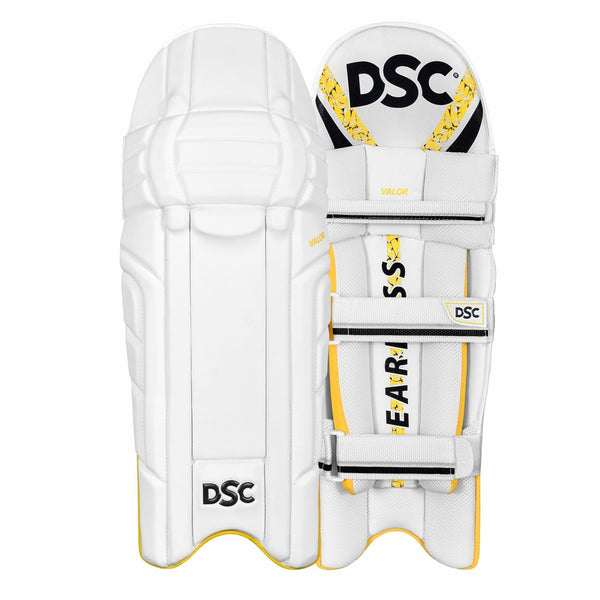 DSC Valor Ambi Cricket Batting Legguard | Mens/Adult | Ambidextrous Design for Ultimate Comfort & Protection