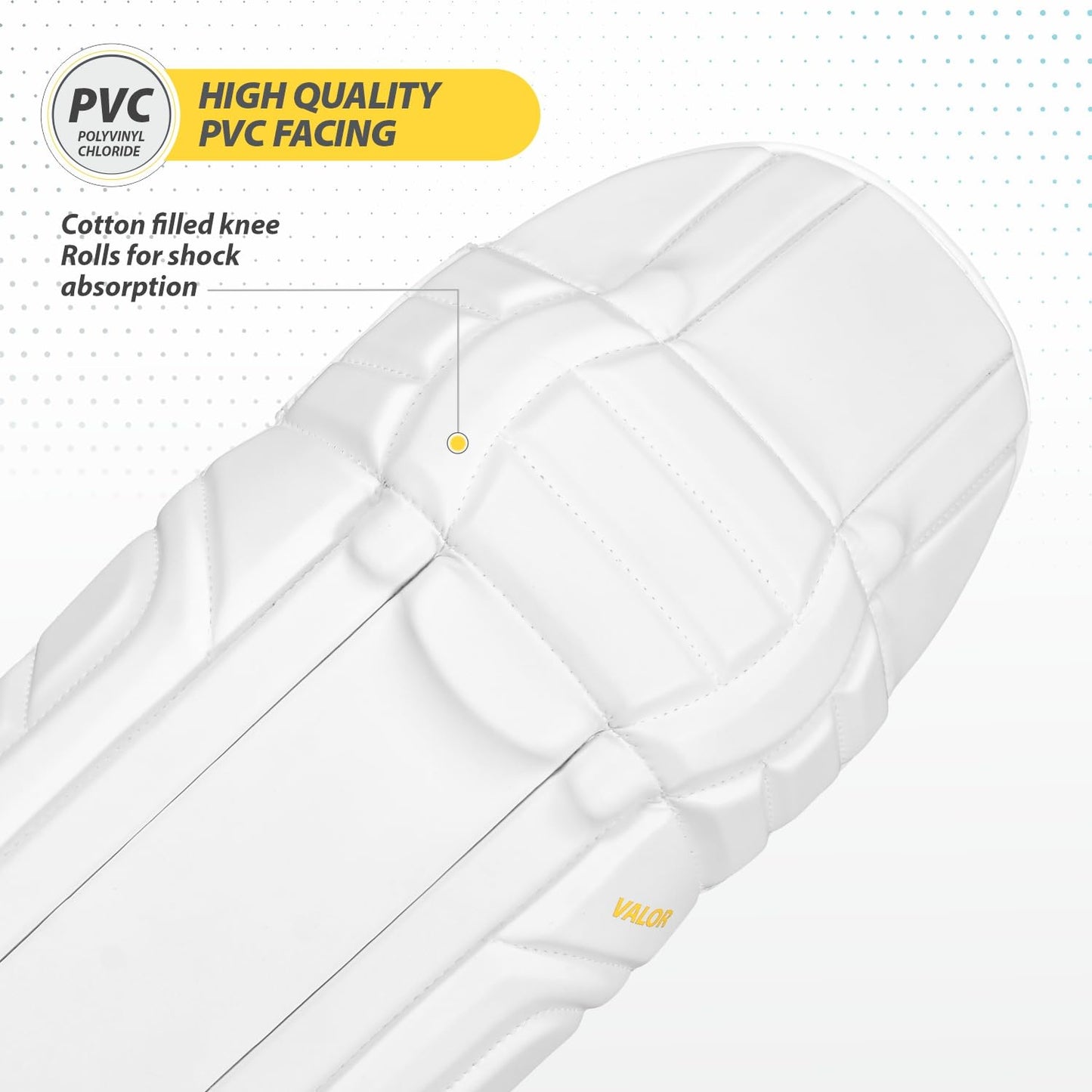 DSC Valor Ambi Cricket Batting Legguard | Mens/Adult | Ambidextrous Design for Ultimate Comfort & Protection - Best Price online Prokicksports.com