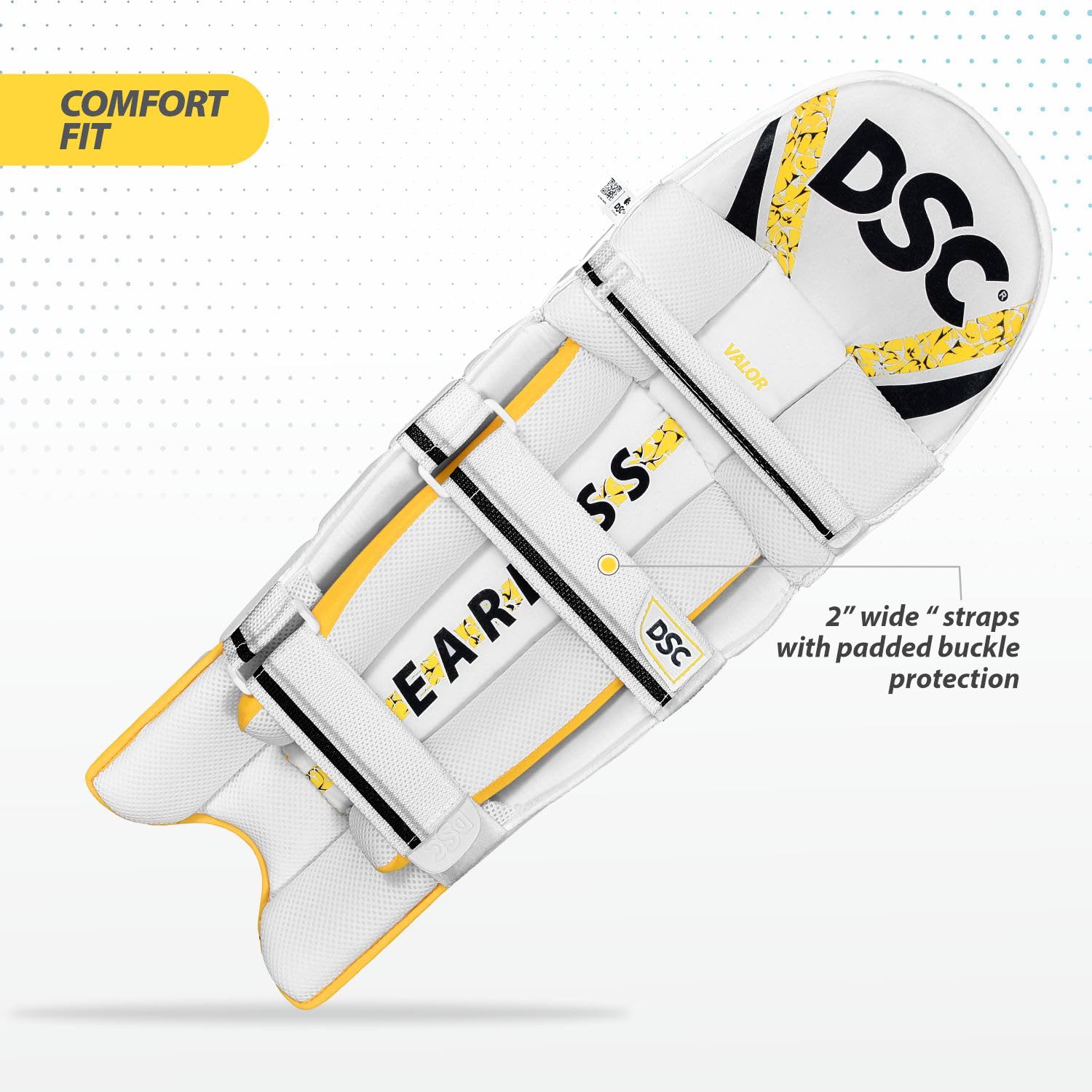 DSC Valor Ambi Cricket Batting Legguard | Mens/Adult | Ambidextrous Design for Ultimate Comfort & Protection - Best Price online Prokicksports.com