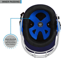 DSC Guard Cricket Helmet- Navy Blue Adjustable Back Support Strap Lightweight - Best Price online Prokicksports.com