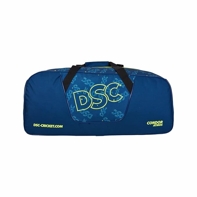 DSC Condor Atmos Cricket Kitbag | Peacock Blue/Fl. Green | Spacious & Stylish Sports Bag