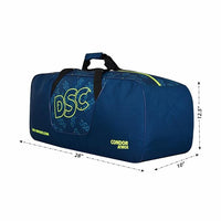 DSC Condor Atmos Cricket Kitbag | Peacock Blue/Fl. Green | Spacious & Stylish Sports Bag - Best Price online Prokicksports.com