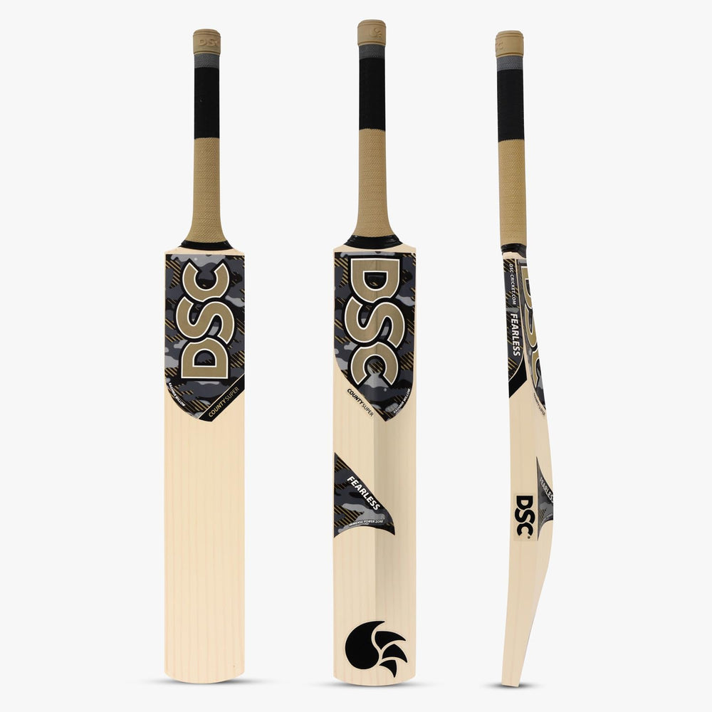 DSC County Super Kashmir Willow Cricket Bat | Short Handle | Size - Mens | Powerful & Durable Bat for All-Round Performance - Best Price online Prokicksports.com