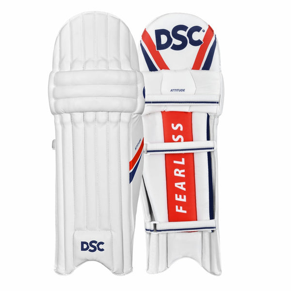 DSC Attitude Cricket Batting Legguard  Left Hand – Lightweight, Durable & High-Impact Protection for Cricketers
