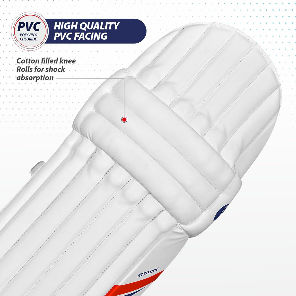 DSC Attitude Cricket Batting Legguard Left Hand – Lightweight, Durable & High-Impact Protection for Cricketers - Best Price online Prokicksports.com