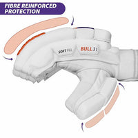 DSC Krunch Bull 31 RH Men's Batting Gloves – Ultimate Protection, Comfort & Superior Grip for Cricket Players - Best Price online Prokicksports.com