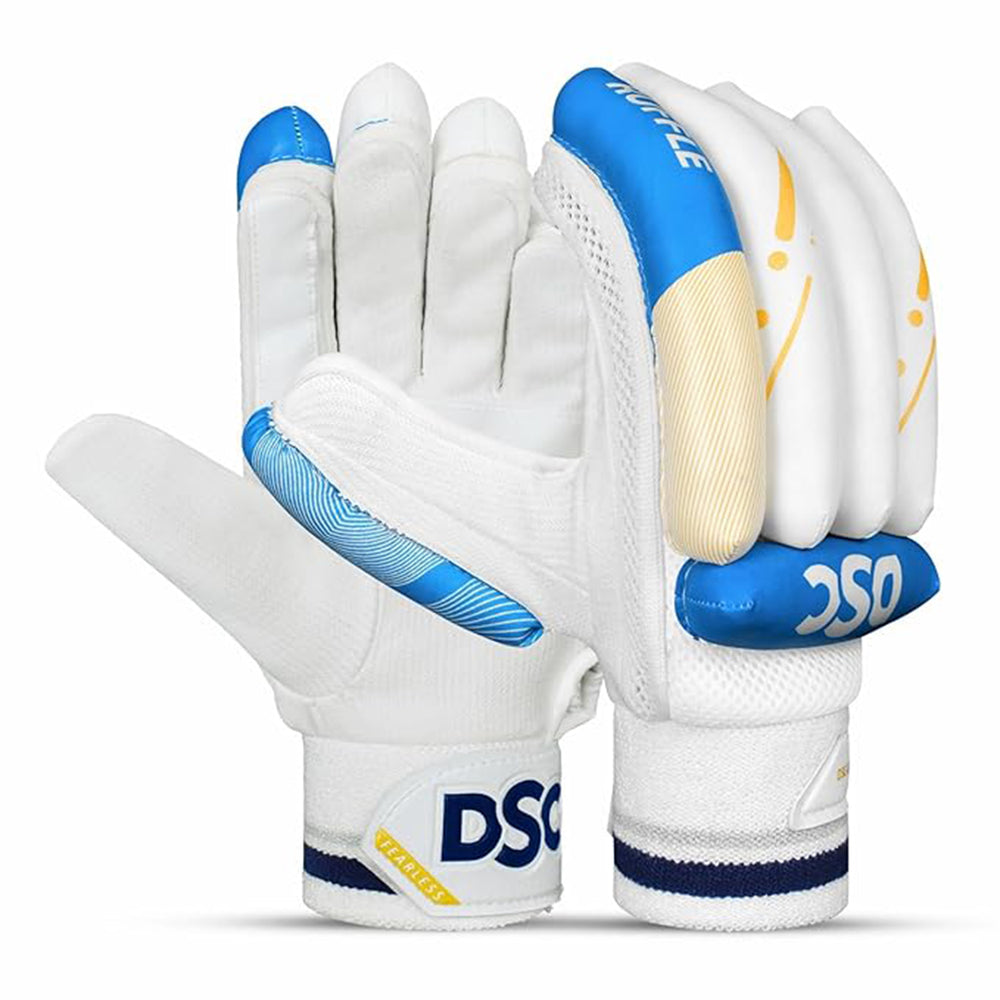DSC Condor Ruffle Leather Cricket Batting Gloves (Left Hand)