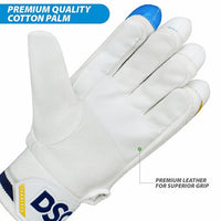 DSC Condor Ruffle Leather Cricket Batting Gloves (Left Hand) - Best Price online Prokicksports.com