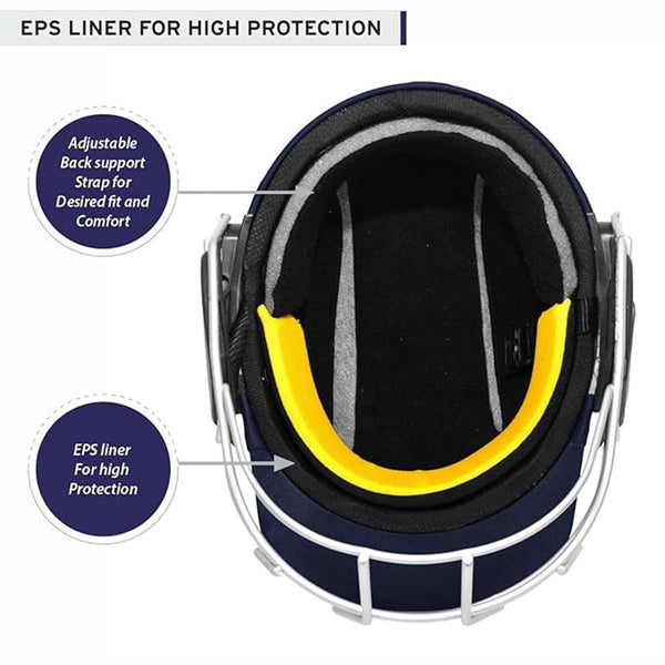 DSC Scud Lite Cricket Helmet – Lightweight, High-Impact Protection, Adjustable Fit & Superior Ventilation