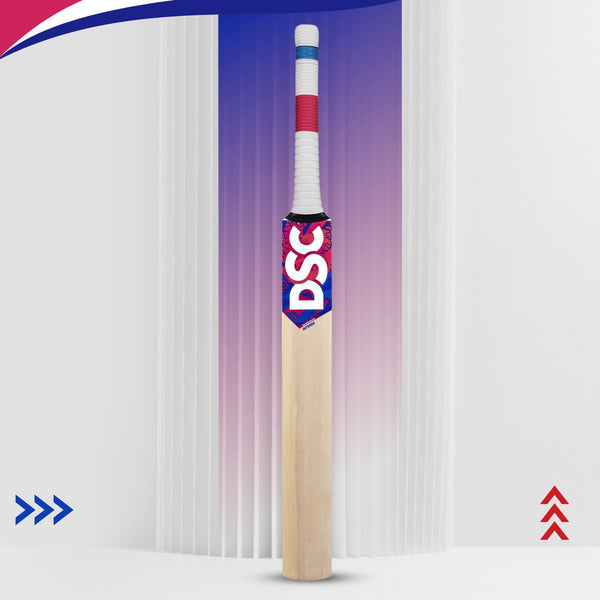 DSC Intense Pro Middler Kashmir Willow Cricket Bat | Lightweight & Powerful Stroke Play | Short Handle for Mens