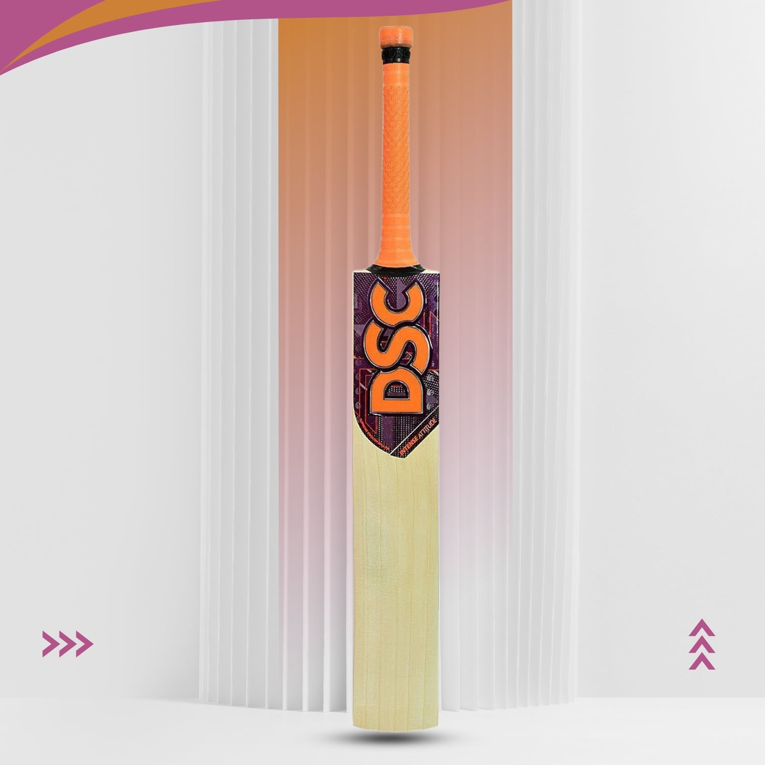 DSC Intense Attitude English Willow Cricket Bat - Best Price online Prokicksports.com