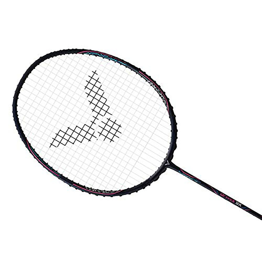 Victor DriveX 9X Unstrung Badminton Racquet – 4U5 Lightweight Racket in Sapphire for Advanced Players Seeking Speed, Control, Stability & Precision Play - Best Price online Prokicksports.com