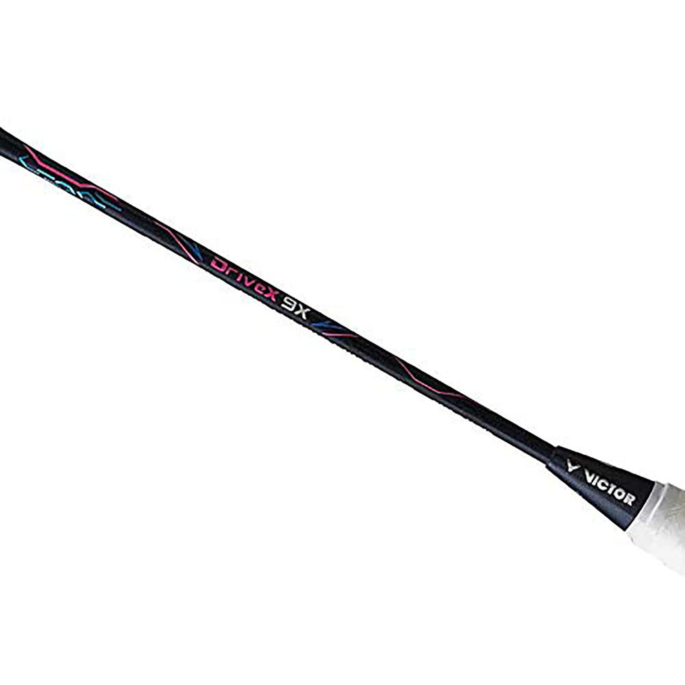 Victor DriveX 9X Unstrung Badminton Racquet – 4U5 Lightweight Racket in Sapphire for Advanced Players Seeking Speed, Control, Stability & Precision Play - Best Price online Prokicksports.com