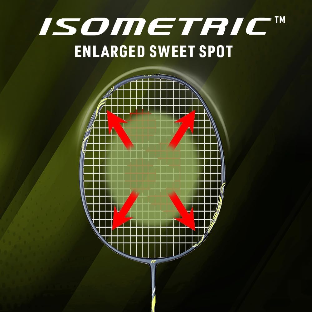 Yonex Astrox Lite 45i Strung Badminton Racquet 5U4 | Head-Heavy Graphite Frame with ISOMETRIC Technology, Slim Shaft & Power Smash Performance - Best Price online Prokicksports.com