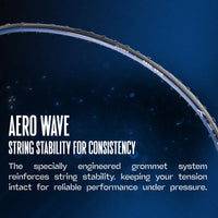 Hundred Predator Pro Strung Badminton Racquet (HBRX-5S073-1) | Aerodynamic Fast-Attacking Racquet with Full Cover